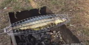 нежная и сочная скумбрия на мангале