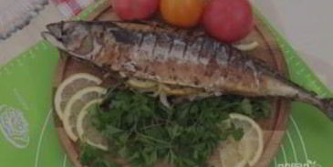 нежная и сочная скумбрия на мангале
