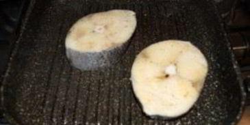 рыба клыкач на гриле