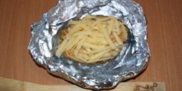 рыба клыкач на гриле