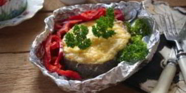 рыба клыкач на гриле