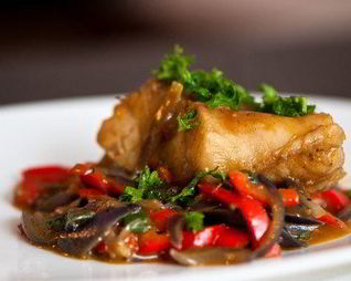 Рыба в сладком мисо-маринаде