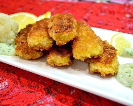 Рыбные палочки из хека