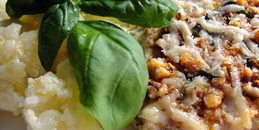 семга с хрустящей корочкой и цветной капустой