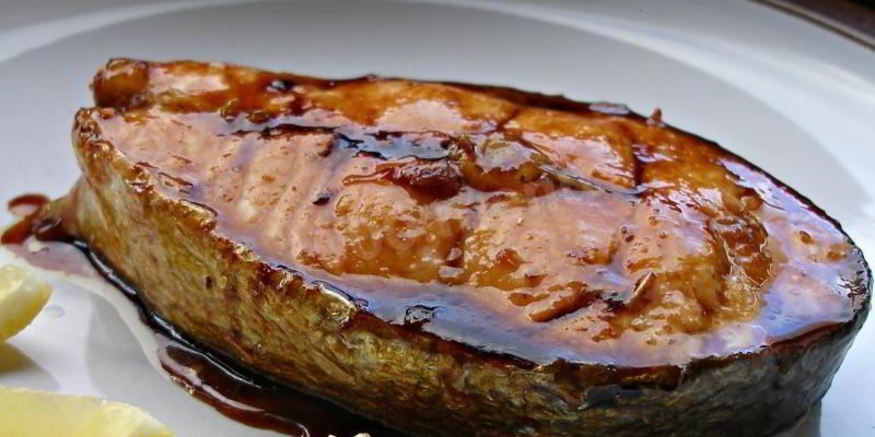 Рецепт семги в глазури соевой