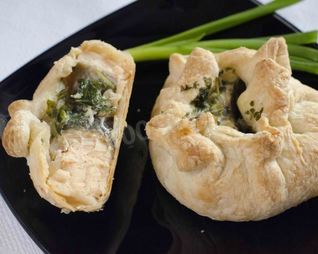 Семга в слоеном тесте