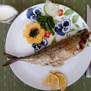 Рецепт Скумбрии с лимоном и луком