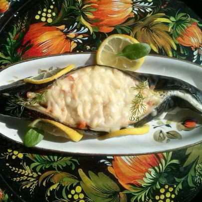 Скумбрия в духовке с сыром