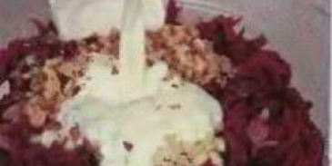 судак в свекольном полене