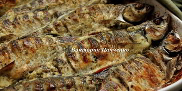 запеченная плотва