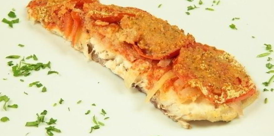 Рецепт запеченной рыбы в томатном соусе