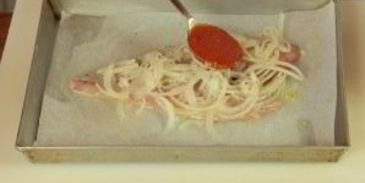 запеченная рыба в томатном соусе