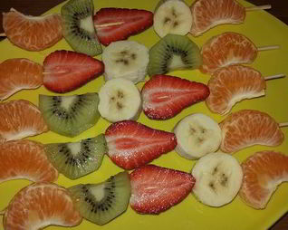 Фруктовые шашлычки