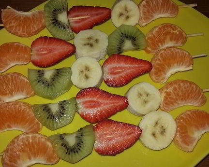 Фруктовые шашлычки