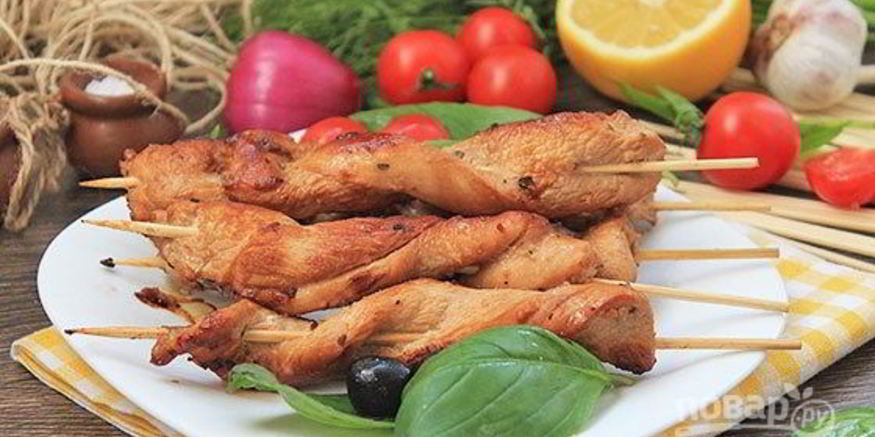 Рецепт куриного шашлыка