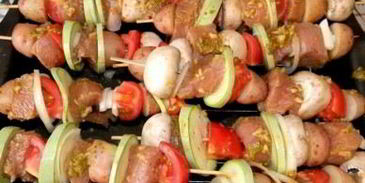 шашлычки из индейки на шпажках в духовке