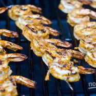 Рецепт Шашлычков из креветок на гриле