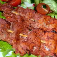 Рецепт Шашлычков из свинины на шпажках в духовке