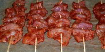 шашлычки из свинины на шпажках в духовке