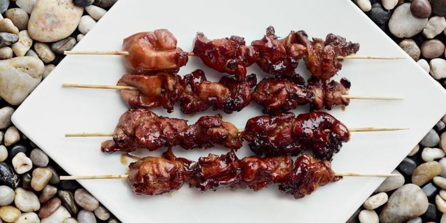 Рецепт шашлычков якитори из цесарки