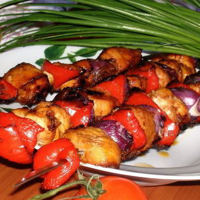 Шашлычок куриный в кисло-сладко-горько-остром маринаде