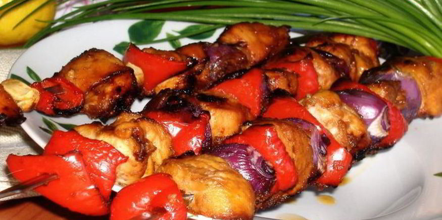 Рецепт шашлычка куриного в кисло-сладко-горько-остром маринаде