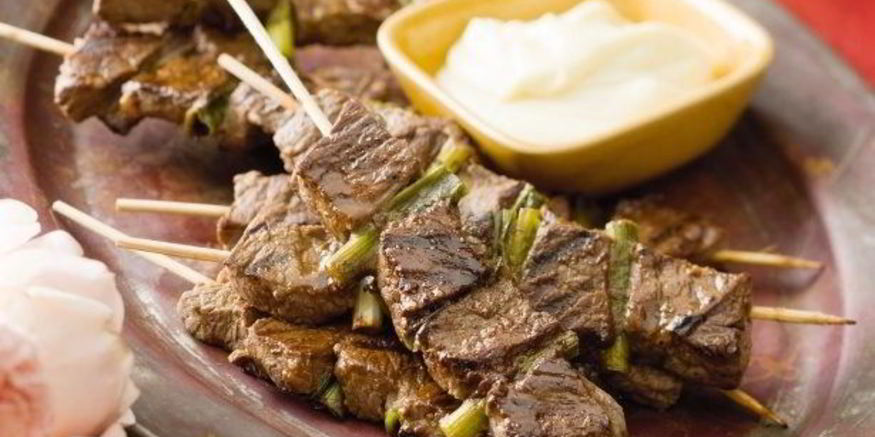 Рецепт шашлыка из говядины на шпажках