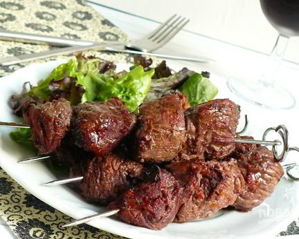 Шашлык из говядины