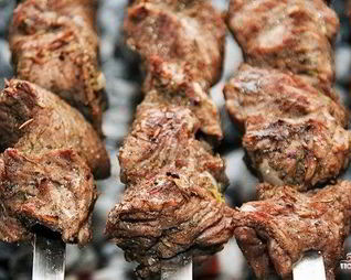 Шашлык из говяжьей вырезки