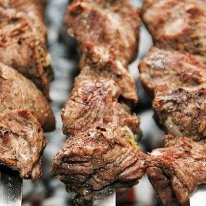 Шашлык из говяжьей вырезки