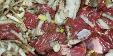 шашлык из говяжьей вырезки