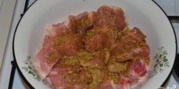 шашлык из корейки свинины