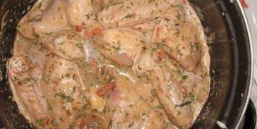 шашлык из куриных крылышек