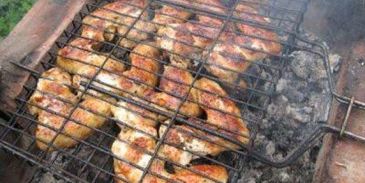 шашлык из куриных крылышек