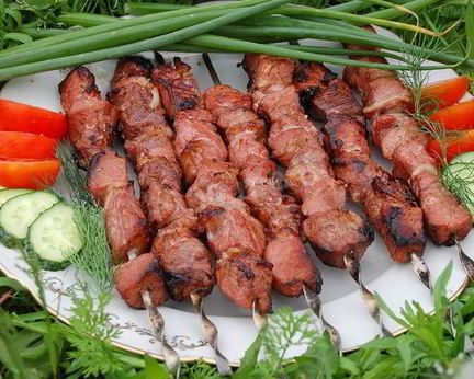 Шашлык из мяса нутрии