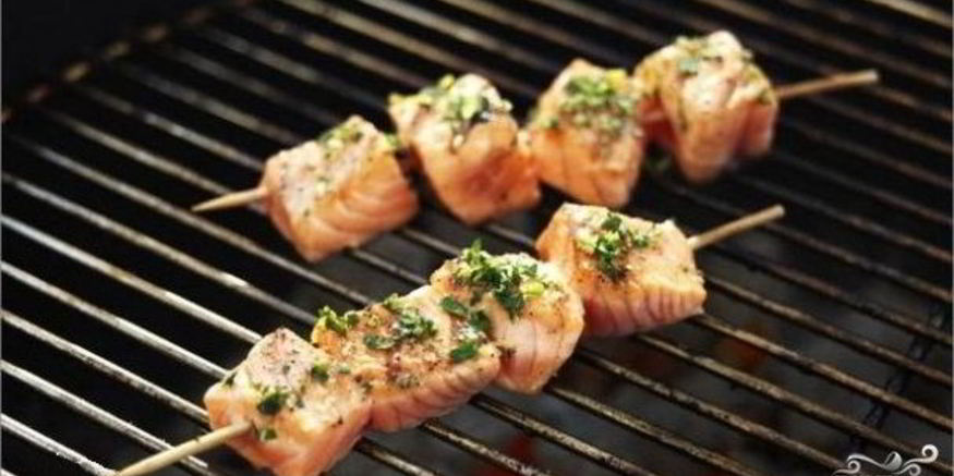 Рецепт шашлыка из рыбы на мангале