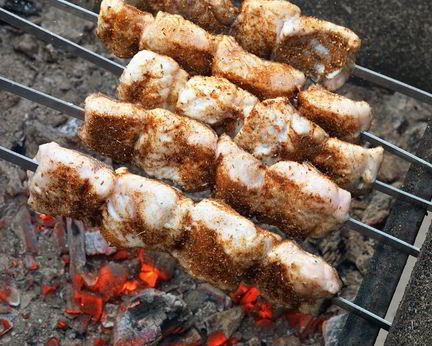 Шашлык из рыбы