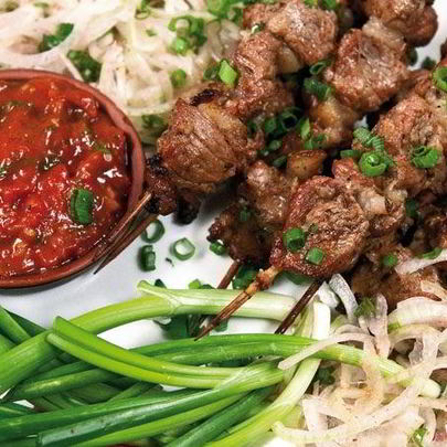 Шашлык из свинины в духовке