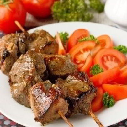 Шашлык на шпажках в духовке