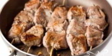 шашлык на шпажках в духовке