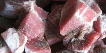 шашлык на сковороде из свинины