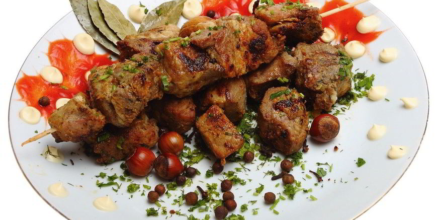 Рецепт шашлыка свиного в кефире со сладким перцем и луком