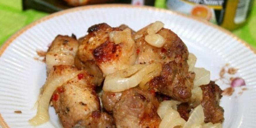 Рецепт шашлыка в духовке из свинины в рукаве