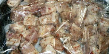 шашлык в духовке из свинины в рукаве