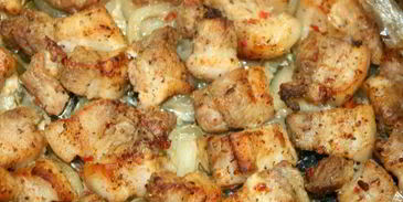 шашлык в духовке из свинины в рукаве