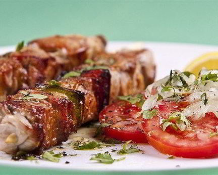 Шашлыки из маринованной говядины по-азиатски