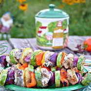 Рецепт Сицилийских шашлычков из овощей и трески