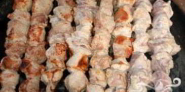 вкусный шашлык из свинины