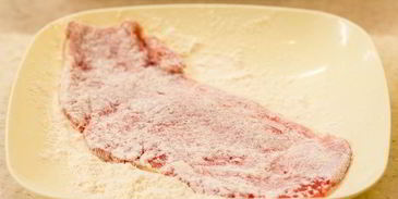 быстрый шницель в тройной панировке