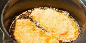 быстрый шницель в тройной панировке